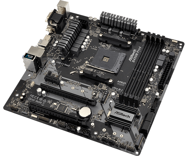 Asrock b450m pro4 обзор